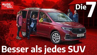 7 SUVAlternativen bis 30000€ Günstige FamilienVans von VW Opel amp Co I auto motor und sport [upl. by Aimar]