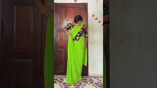 Low waist saree draping❤️ Shorts lowwaistsaree sareedraping tutorial trendingvideo viralvideo [upl. by Munro]