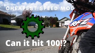 How To Make Your Pit Bike Faster  Apollo 125cc Pit Dirt Bike [upl. by Voe]