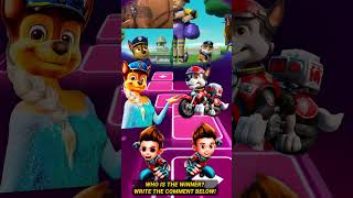 Elza Chase vs Cycle Marshall vs Ryder EXE vs Ryder EXE 4 pawpatrol tileshop shorts [upl. by Walli8]