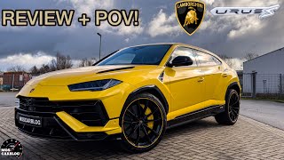 666HP Lamborghini URUS S Review  Autobahn [upl. by Ronna]