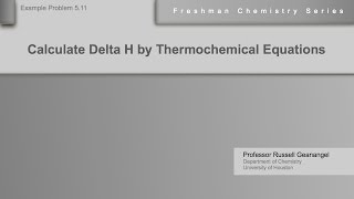 Chemistry Help Workshop 511 Calculating Delta H using a Thermochemical Equation [upl. by Ul]