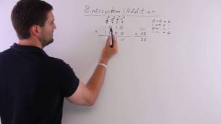 Binärsystem Dualsystem Zweiersystem Addition  Mathe by Daniel Jung [upl. by Ainatit171]