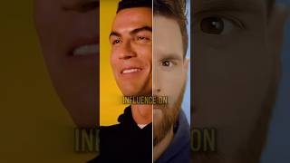 RONALDO AND MESSI INFLUENCE ON THE NEW GENERATION IS🔥😳 ronaldo messi [upl. by Lim]