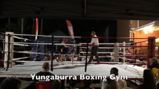 Cohan Lockett vs Oliver Hanson  Yungaburra Boxing Gym video [upl. by Osyth]