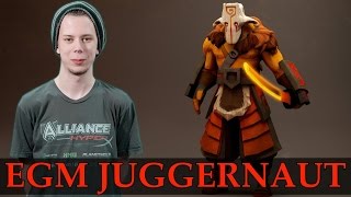 A EGM Juggernaut Gameplay DotA 2 Gameplay [upl. by Atiuqahs142]