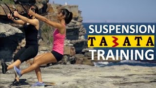 Tabata Suspension Training Workout  Full Body [upl. by Nohj]