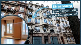 Appartement style Haussmannien de 180m2 à Strasbourg [upl. by Eedyaj]