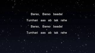 Barso  Ritviz Karaoke Version [upl. by Noived]