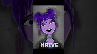 Naive Girl drawing art drawing artist gorillaz girldrawing shorts digitalart purple anime [upl. by Niwred75]