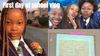 Back to school vlog📚A day in my life❤️Term 4☹️ South African youtuber [upl. by Zoba37]