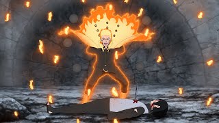 NARUTO USING FULL POWER after Sasuke Sacrifices himself  Boruto Episode Fan AnimationPart 2 [upl. by Anom]