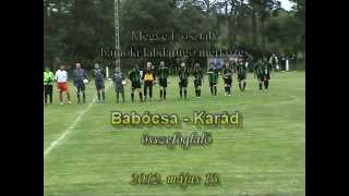 Babócsa  Karád foci [upl. by Anavrin]