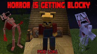 HORROR IS GETTING BLOCKY HIGHB MOD  MINECRAFT 1201 MOD SHOWCASE [upl. by Lucilia282]