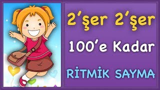 İkişer ritmik sayma  100e kadar  Ritmik Sayma treni [upl. by Eitsud]