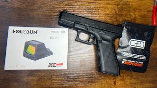 Holosun 508T Red dot install on a Glock MOS [upl. by Samy]