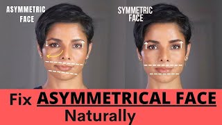 You Can FIX ASYMMETRICAL FACE NATURALLY by making these 5 CHANGES [upl. by Hoashis]