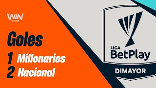 Millonarios vs Nacional goles  Liga BetPlay Dimayor 2024 2  Fecha 6 [upl. by Asilahs375]