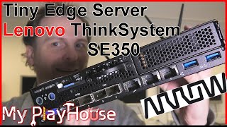 Unboxing the Lenovo ThinkSystem SE350 Edge Server  901 [upl. by Anamuj805]