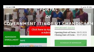 iti form fill up 2024  iti form fill up 2024 Chandigarh  iti form fill up [upl. by Chally215]