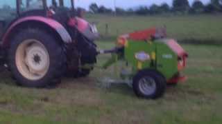 Mini Round Baler from Dermody Machinery [upl. by Norehc]