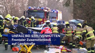 FrontalUnfall auf Landstraße im Kreis Segeberg [upl. by Ahsinom187]