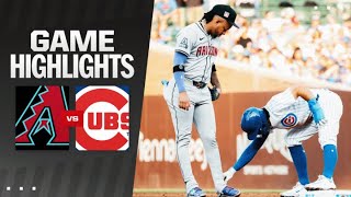 Dbacks vs Cubs Game Highlights 72024  MLB Highlights [upl. by Ayahc973]