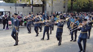 NEW Military Bands amp Troops Lord Mayors Show 2024 [upl. by Hailat]