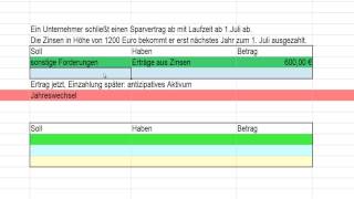 Finanzbuchhaltung antizipative Rechnungsabgrenzungsposten [upl. by Cart]