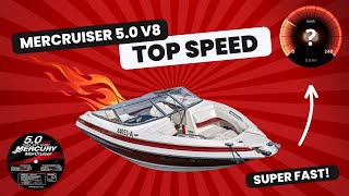 Top Speed Test Mercruiser 50 V8 Speedboat Tears Through the Water speedboat boat [upl. by Fisk]