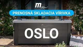 Prenosná a skladacia vírivka OSLO MSpa [upl. by Zerelda]