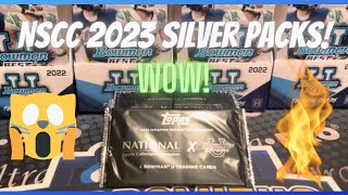 Football 🏈 2023 National Topps Silver Packs Wrapper Redemption Bowman Chrome Wow [upl. by Corinne]