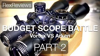 Budget Scope Battle Part 2  TRACKING  Vortex Venom VS Arken EP5  Rex Reviews [upl. by Solracesoj]