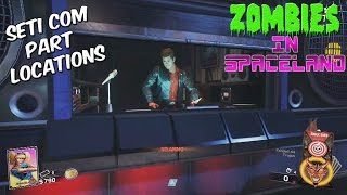 Zombies In Spaceland All Seti Com Part Locations Guide [upl. by Kimberlyn902]