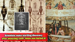 News Scientists make startling discovery after analyzing cloth Jesus was buried in [upl. by Ecirtaemed186]