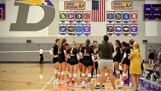 Deforest Volleyball Highlights vs Sauk Prairie 9324 [upl. by Ashok252]