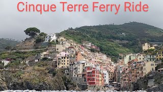 🇮🇹 Cinque Terra Ferry Ride From La Spezia Italy [upl. by Lednyc]