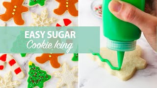 Cutout Sugar Cookie Icing [upl. by Kanor722]