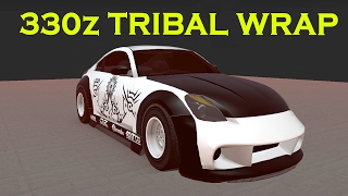 High Octane Drift 330z wrap  Photoshop Speedart [upl. by Gerrit]