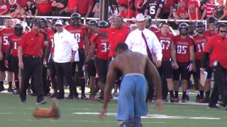 No 5 West Virginia vs Texas Tech streaker  Oct 13 2012 [upl. by Gonagle]