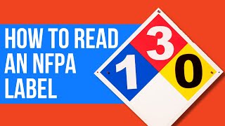 EHS Training How to read an NFPA label [upl. by Luing]