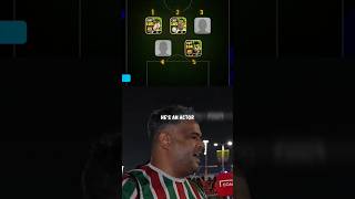 Blind ranking with Brazilian fans He puts Neymar last with his chest 😳😱 pes21 efootball shorts [upl. by Annaynek722]