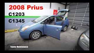 Toyota Prius C1203 C1345 Not Learning Linear Valve Offset [upl. by Ammamaria495]