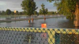 Yankton Trail Park Flooding 7302010 [upl. by Ardnikal]