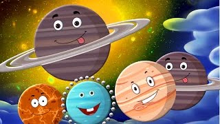 Pianeta canzone  Video di educazione  Imparare pianeta  Solar System For Toddlers  Planets Songs [upl. by Rene]