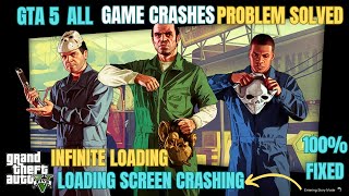 HOW TO FIX GTA 5 CRASH ON LOADING SCREEN AFTER INSTALLING MODSULTIMATE FIX FOR GTA 5 CRASHES MODS [upl. by Yenwat]