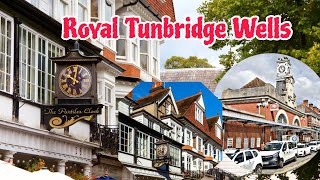 Walking Tour Old Town Royal Tunbridge Wells England  Walking Santai [upl. by Paske]