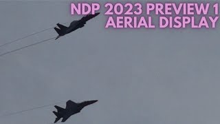 🇸🇬 NDP 2023 Preview 1  Aerial Display [upl. by Emmalee193]