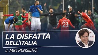 La grande DISFATTA lItalia non si qualifica ai mondiali Qatar 2022  Il mio pensiero [upl. by Sdlonyer157]