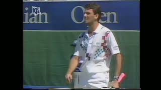 Australian Open 1991 3R Becker vs Camporese [upl. by Philipp]